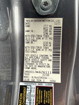 2022 Nissan Frontier thumbnail 27