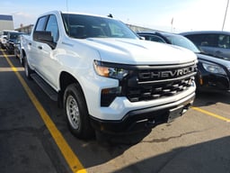 2025 CHEVY SILVERADO 1500 WT GAS WHITE SHORT BED SINGLE thumbnail 3